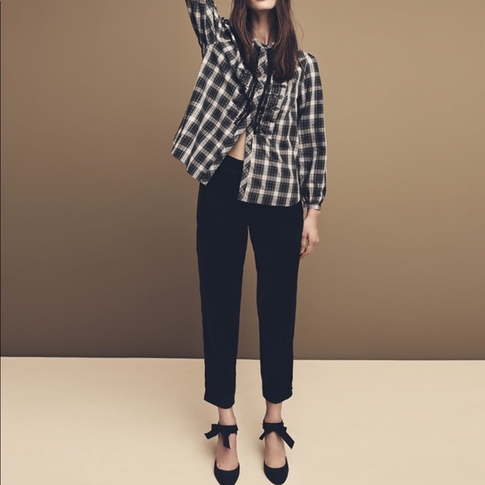 J. Crew Easy pant in black